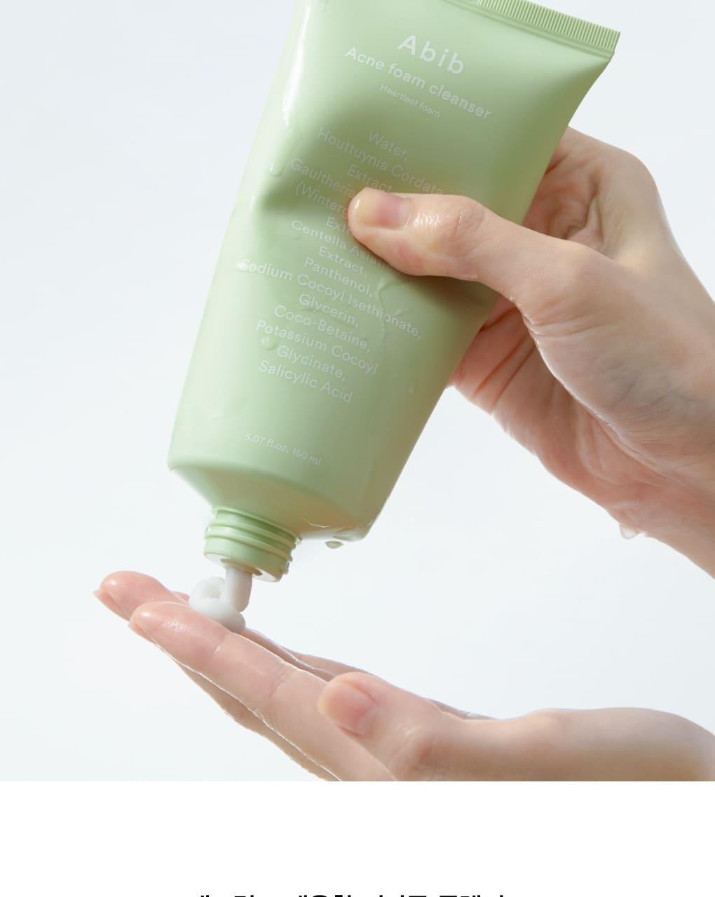 韓國Abib Acne Foam Cleanser Heartleaf Foam 抗痘魚腥草溫和弱酸性潔面泡沫 - 150ml