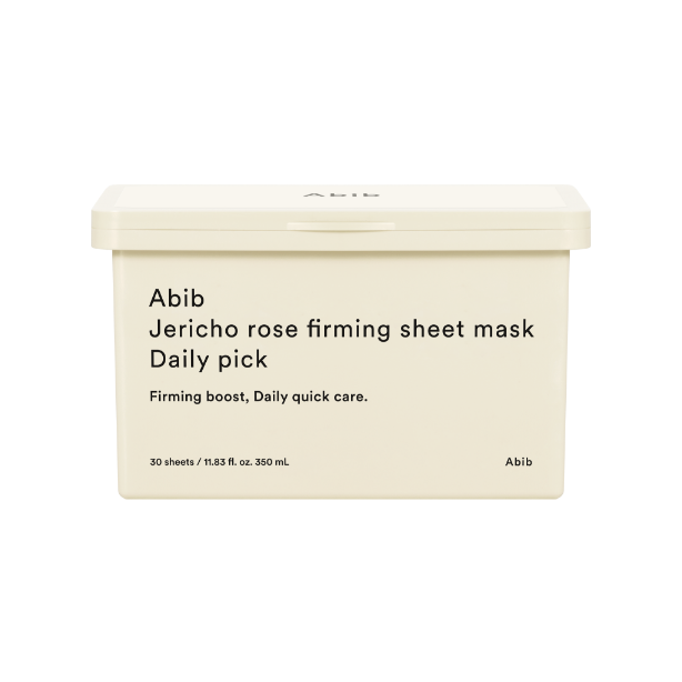 60秒速效護理~ABIB Hyaluronic Hydrating Sheet Mask Daily Pick 透明質酸速補水保濕降溫日用早安面膜 一盒30片裝