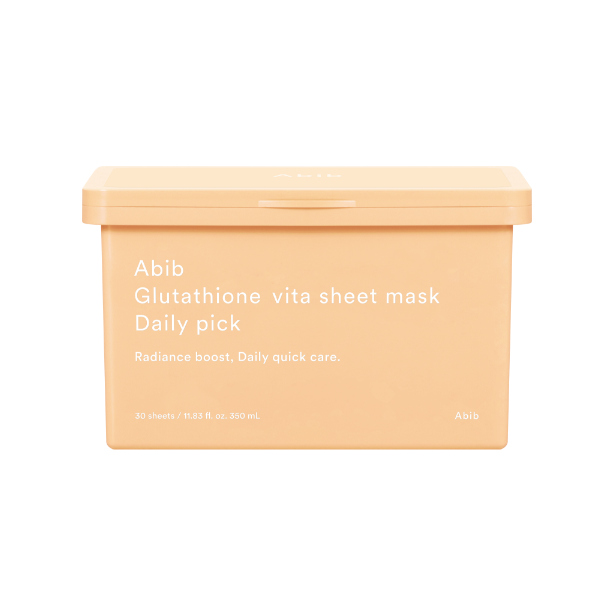 60秒速效護理~ABIB Hyaluronic Hydrating Sheet Mask Daily Pick 透明質酸速補水保濕降溫日用早安面膜 一盒30片裝