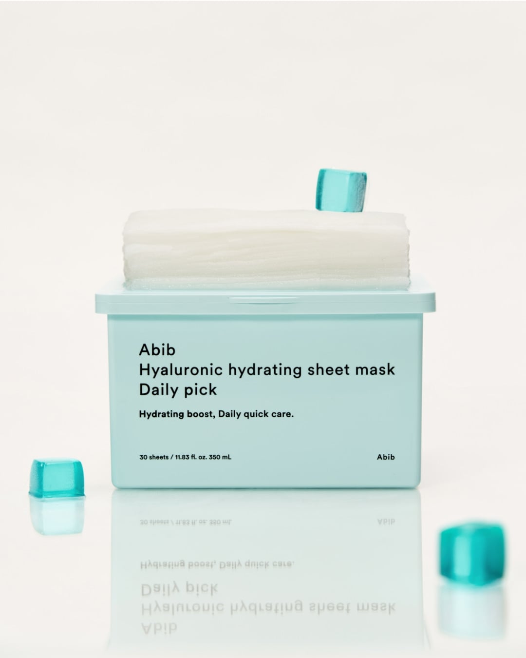 60秒速效護理~ABIB Hyaluronic Hydrating Sheet Mask Daily Pick 透明質酸速補水保濕降溫日用早安面膜 一盒30片裝
