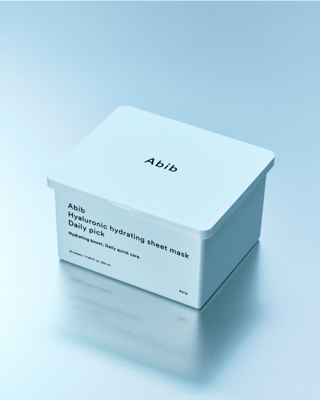 60秒速效護理~ABIB Hyaluronic Hydrating Sheet Mask Daily Pick 透明質酸速補水保濕降溫日用早安面膜 一盒30片裝
