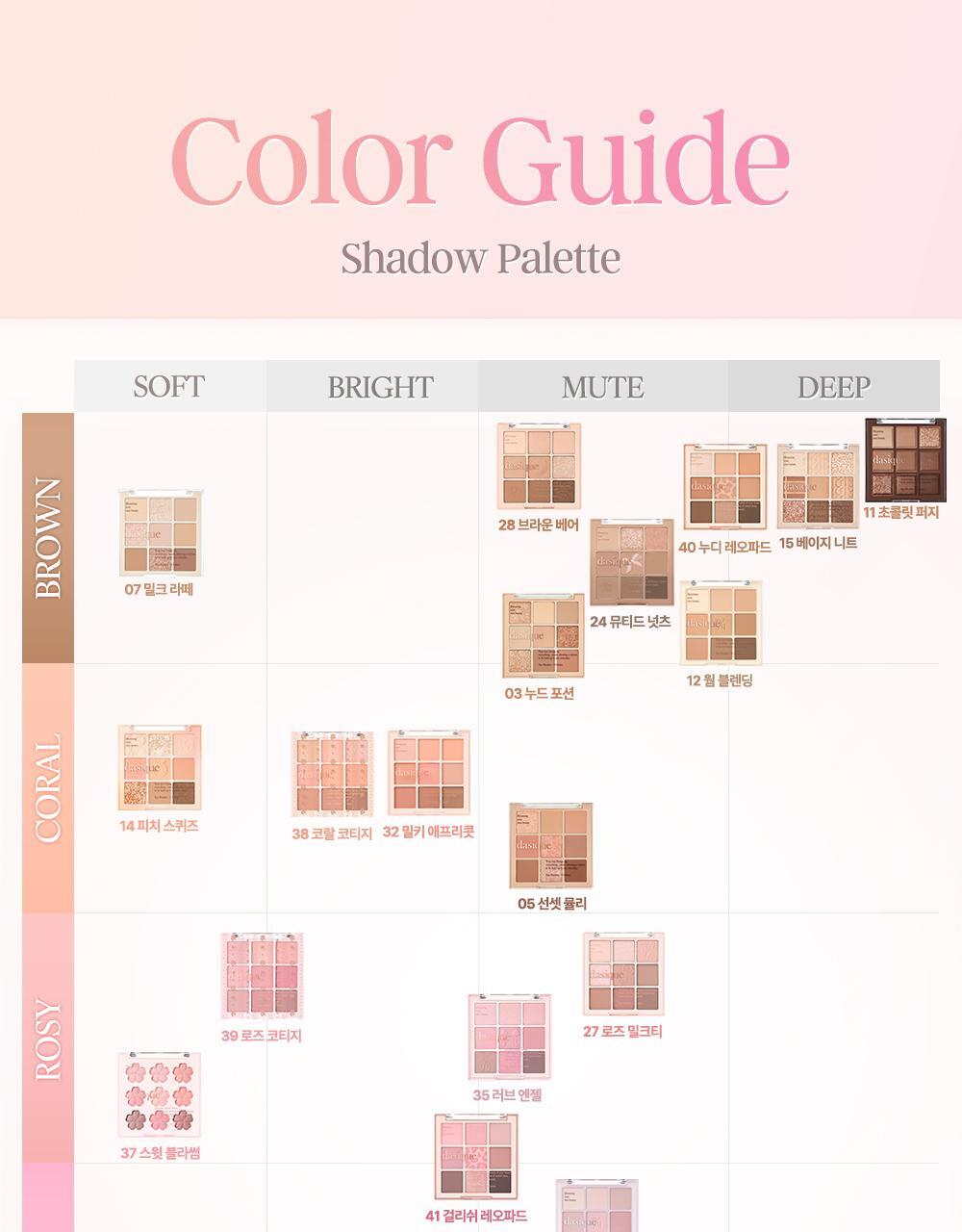 Vintage Leopard 🐆復古豹紋系列🧡🩷～韓國No.1人氣 dasique Shadow Palette 9色眼影盤(#40-41) - 2色選擇